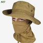 2-in-1 camouflage vissershoed en masker nek wrap